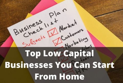 Top Low Capital Businesses You Can Start From Home